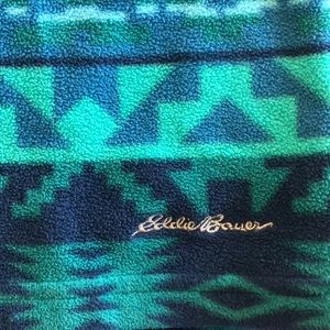 Eddie Bauer Tops - Blue & Green Eddie Bauer Quarter Zip Fleece Eddie Bauer Tops - Blue & Green Eddie Bauer Quarter Zip Fleece